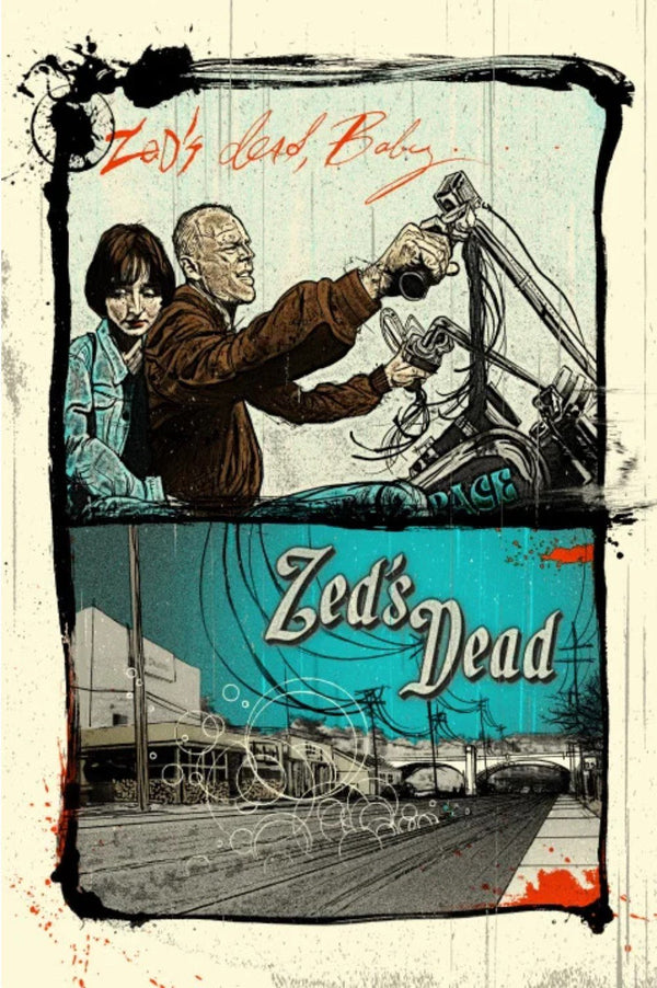 Serigrafía de Zed's Dead de Jon Smith