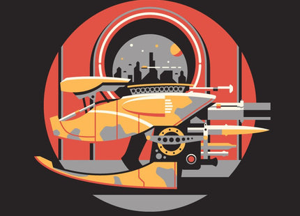 ZF-1 Silkscreen Print by DKNG