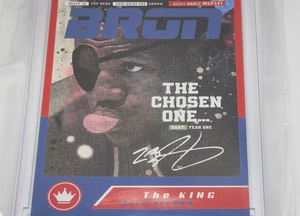 Zooka Bron Card Signed Basketball Art by Marly Mcfly