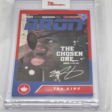 Zooka Bron Card Signed Basketball Art by Marly Mcfly