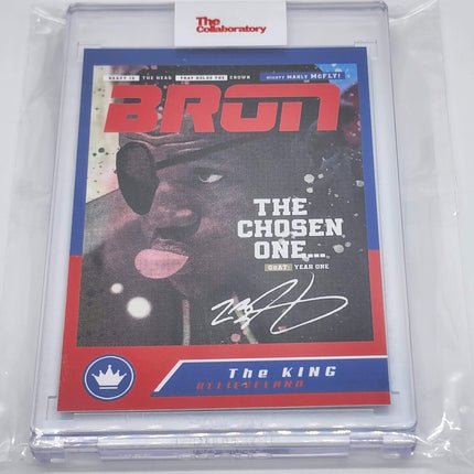 Zooka Bron Card Variant Signed Basketball Art by Marly Mcfly