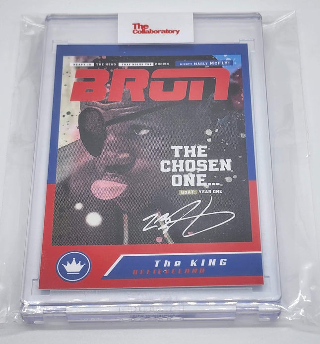 Zooka Bron Card Variant Signed Basketball Art by Marly Mcfly
